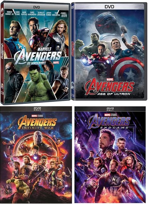 avengers 4 movie collection|series 4 pack movies.